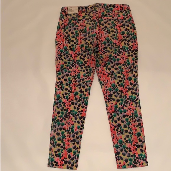 GAP Pants Skinny Mini Stretch Patterned Khakis - Picture 6 of 7